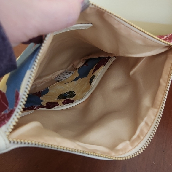 NWOT Rachel Pally Reversible Vegan Leather and Canvas Clutch in Bloom - Picture 12 of 12